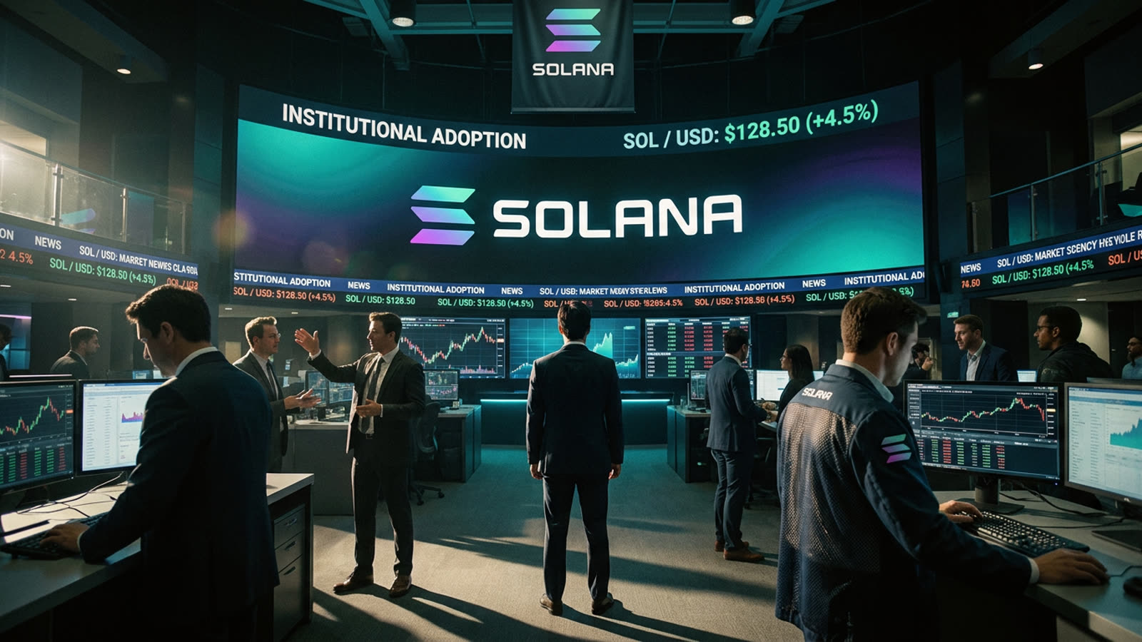 Solana is trending again. This time the interest looks institutional.