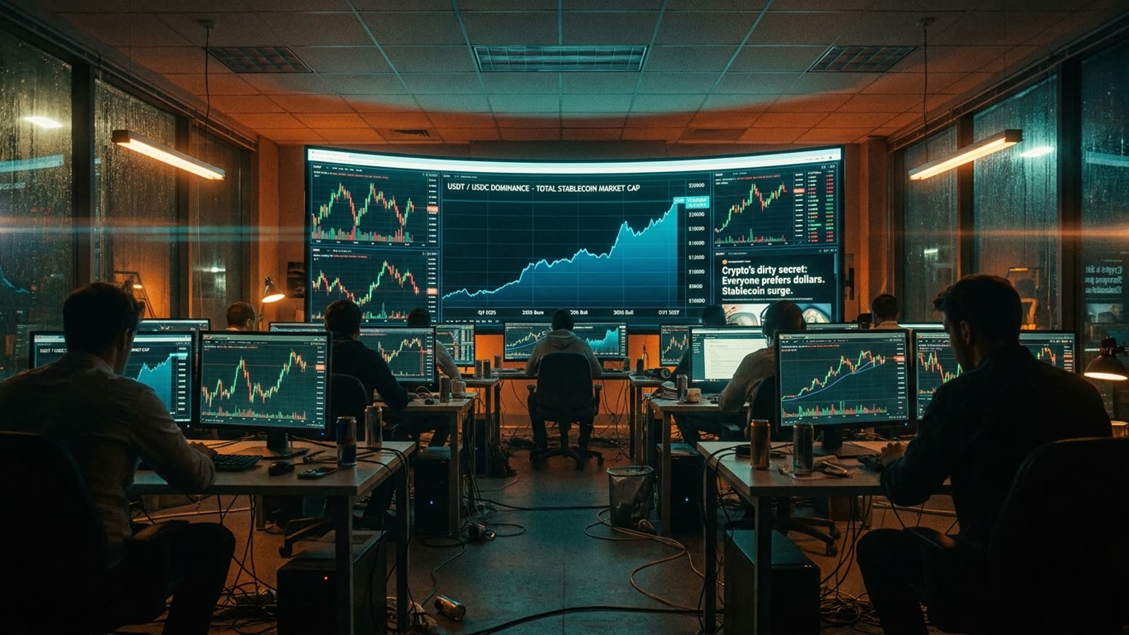 Crypto's dirty secret is that everyone prefers dollars. The stablecoin surge reveals a market that trusts the Fed more than the blockchain.