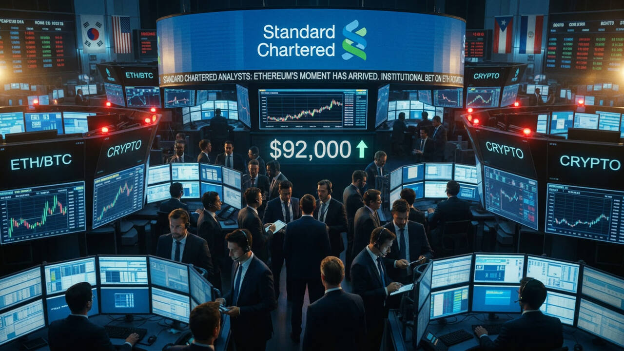 Standard Chartered says Ethereum's moment has arrived. The bank is betting on a rotation that most crypto natives dismissed months ago.