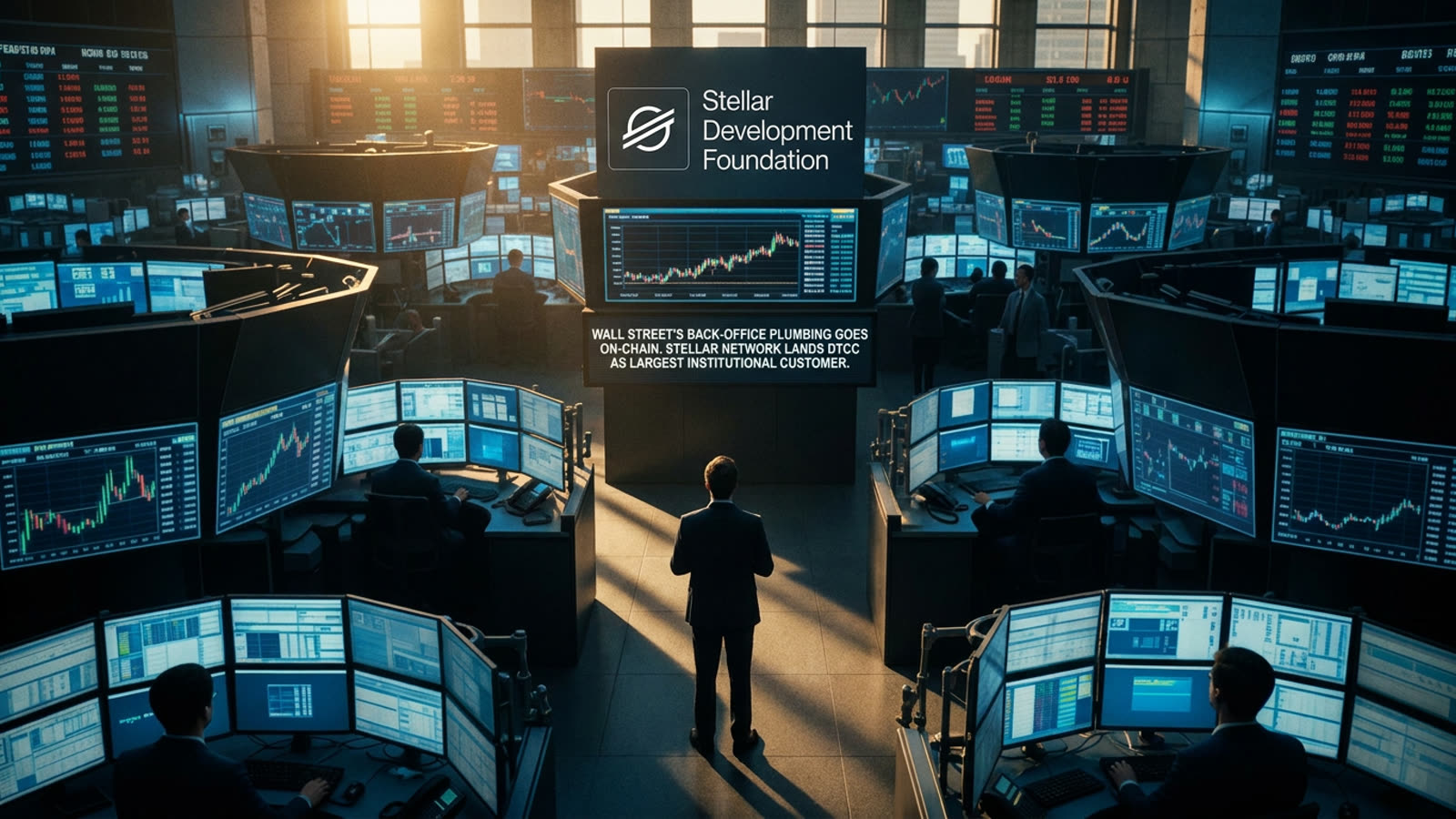 Wall Street's back-office plumbing is going on-chain. The Stellar network just landed its biggest institutional customer yet.
