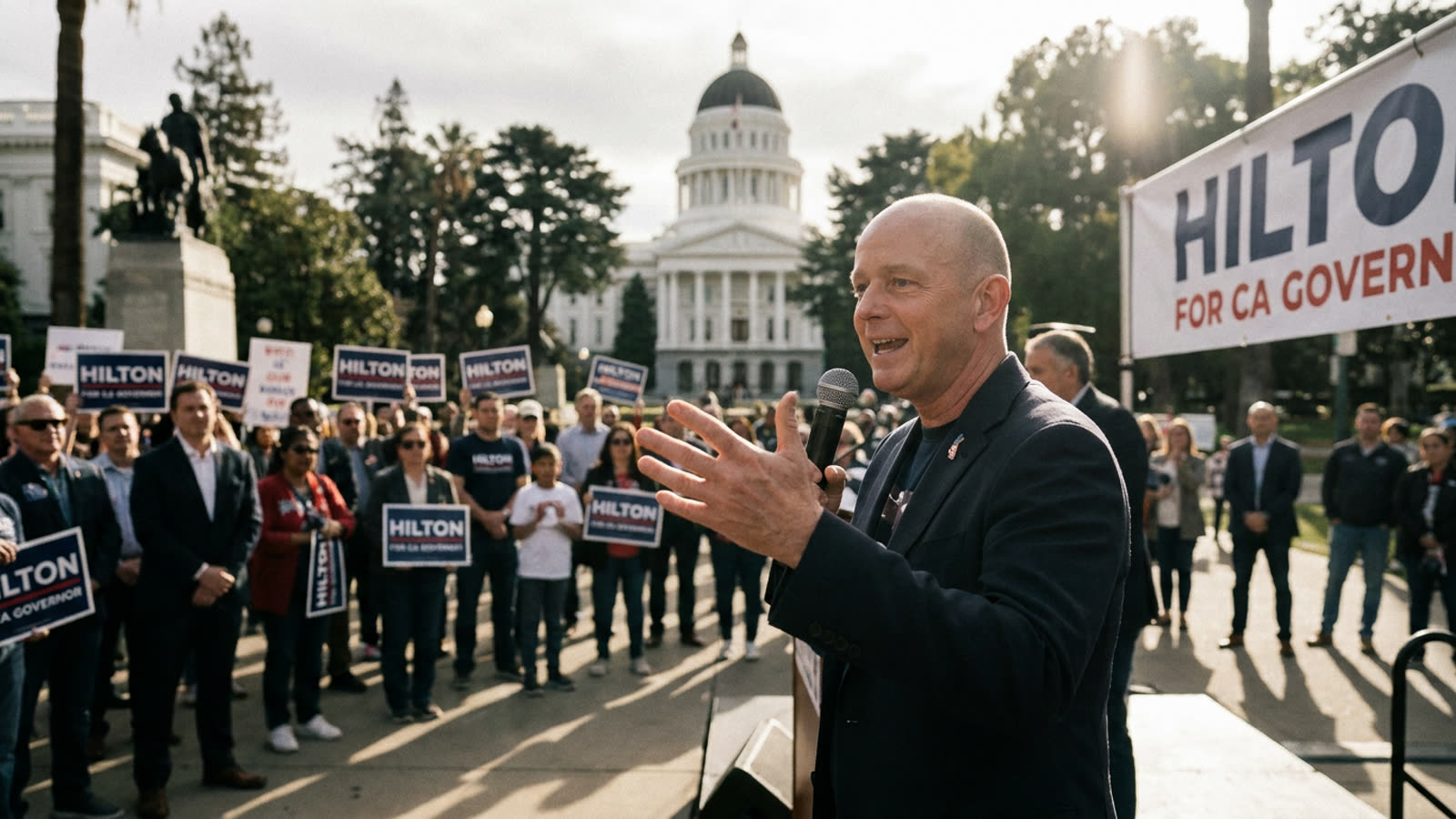 Steve Hilton advances in California's governor race. The Republican Party's long exile from Sacramento may finally be ending.