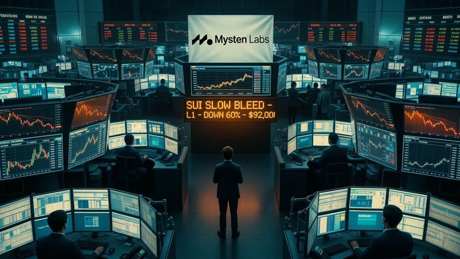 Sui's slow bleed continues. The Move-based Layer 1 is learning that technical elegance doesn't guarantee market relevance.