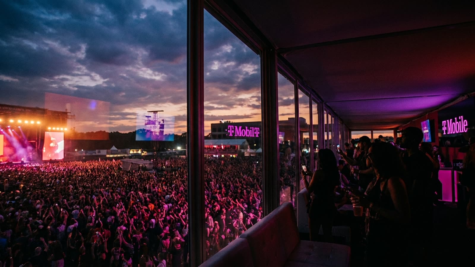 Your phone company wants to be your concert promoter. T-Mobile's VIP lounges signal wireless carriers are done just selling data.