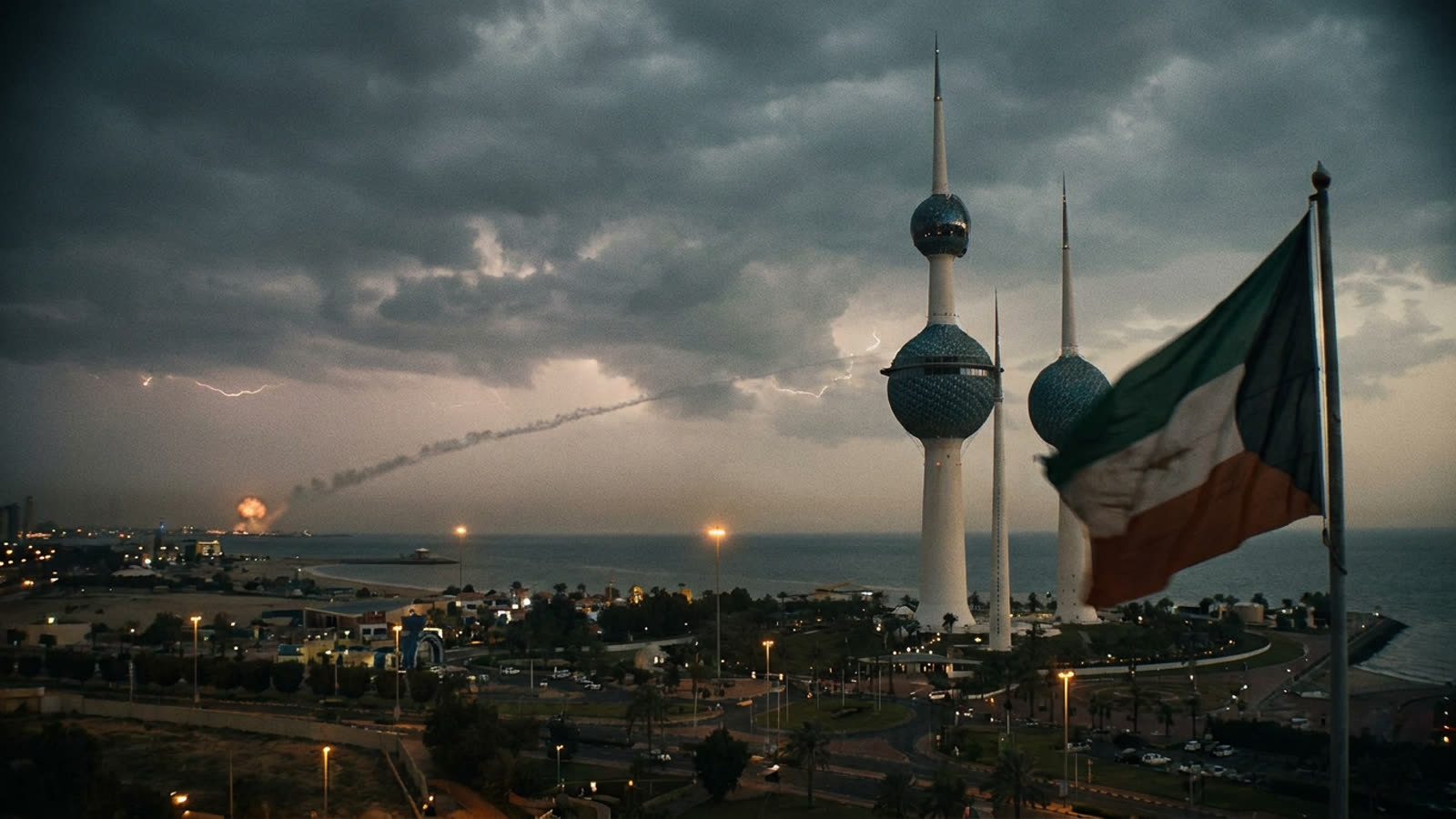 Iran fires a missile toward Kuwait. The Gulf's fragile neutrality is over.