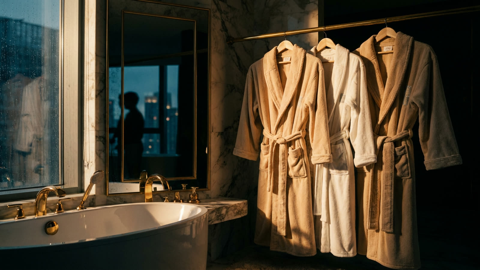 The hotel bathrobe is the last honest luxury. Everything else in hospitality has been optimized into oblivion.