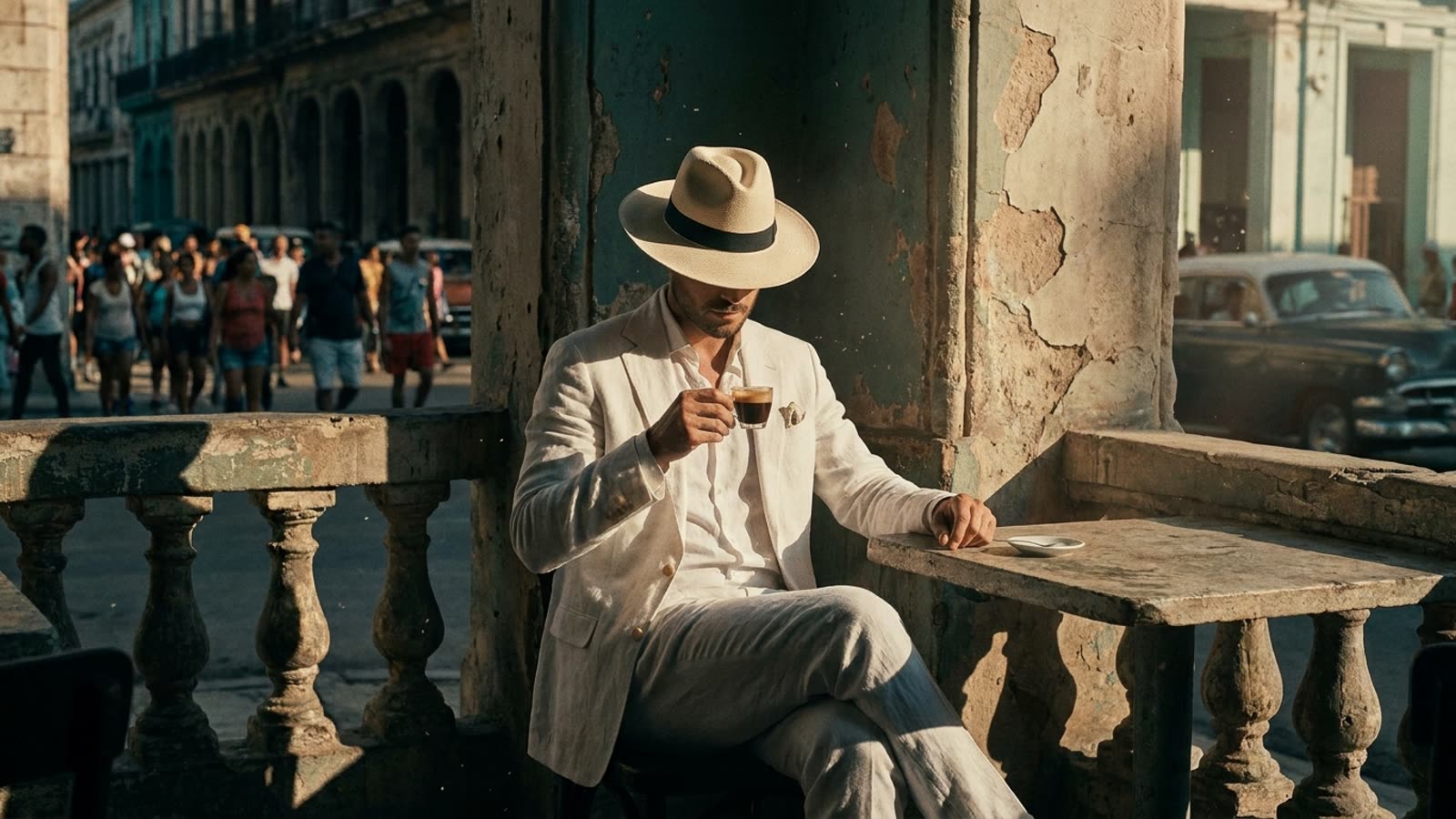 The white linen suit remains fashion's most impractical status symbol. That is precisely the point.