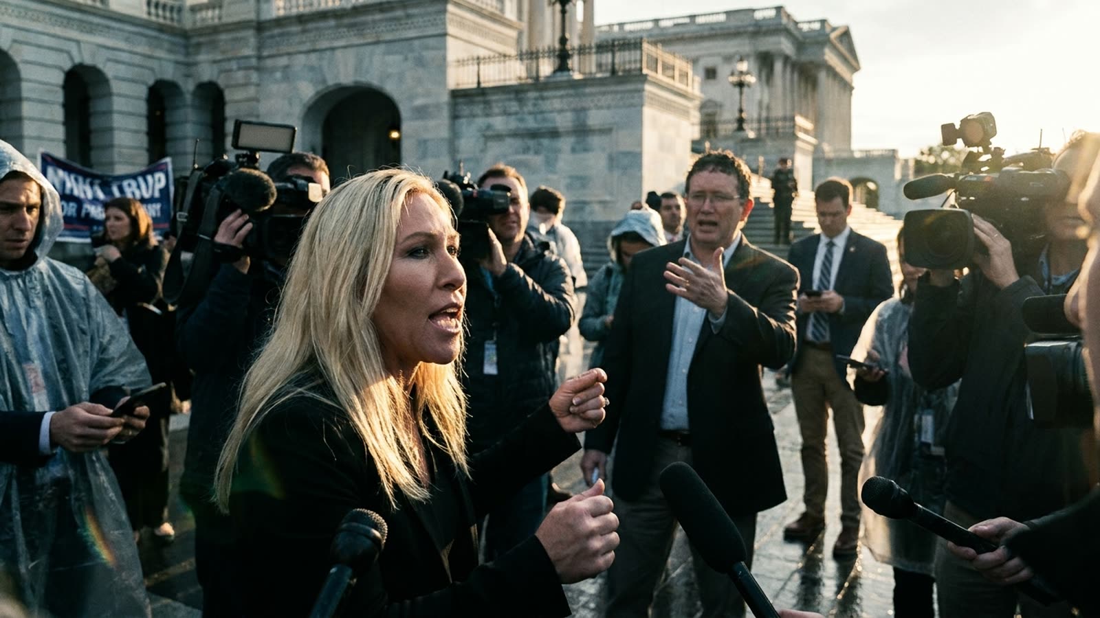 The GOP's most theatrical rebels are turning on each other. Marjorie Taylor Greene and Thomas Massie's public spat reveals a party with no coherent identity.
