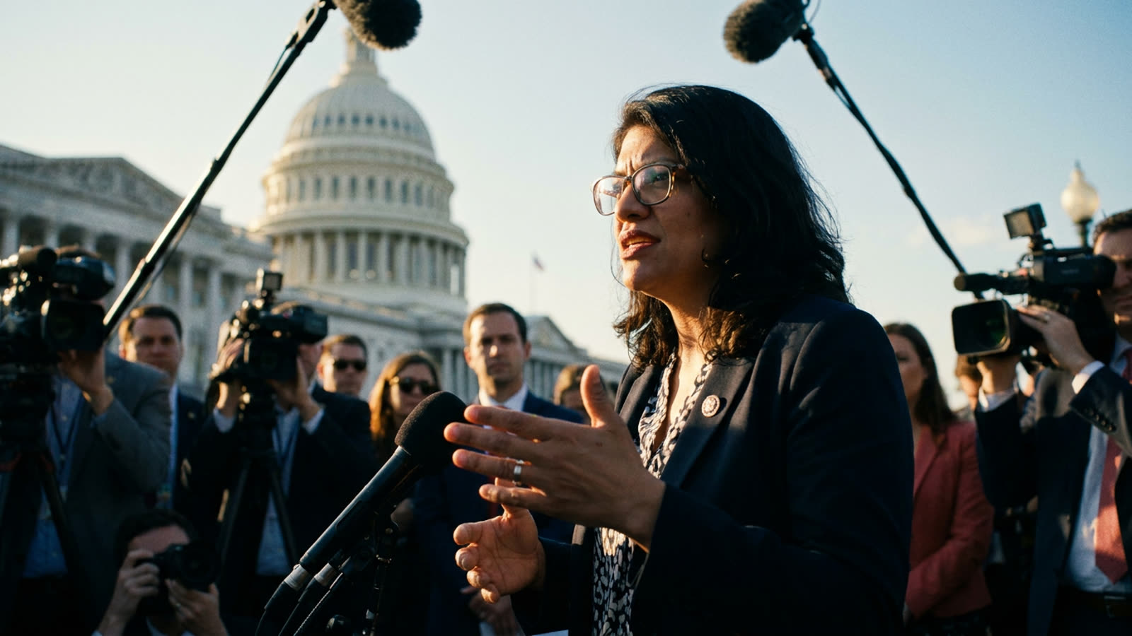 Rashida Tlaib names colleagues who traded defense stocks before Iran strikes. The House ethics apparatus is about to get very busy.