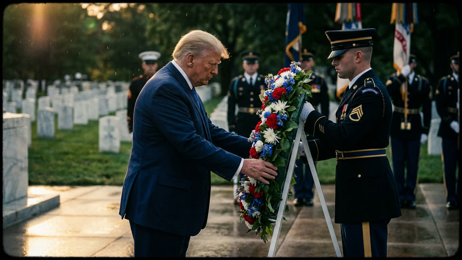 Trump's Arlington Visit Cannot Erase the Rant That Preceded It. The President's Memorial Day Whiplash Reveals a Familiar Pattern.