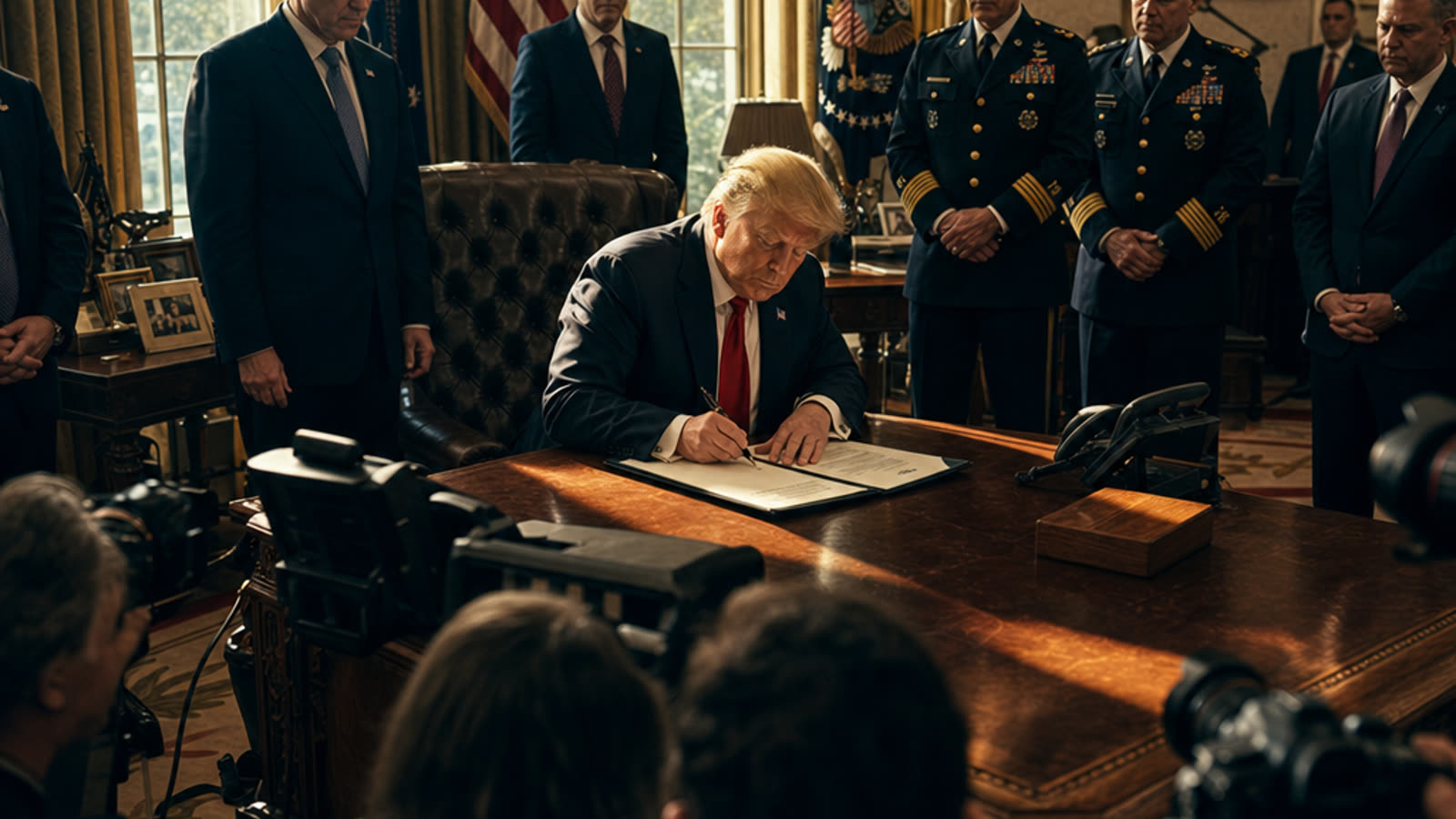Trump invokes the Defense Production Act to rebuild depleted weapons stocks. The Iran war's bill is coming due.