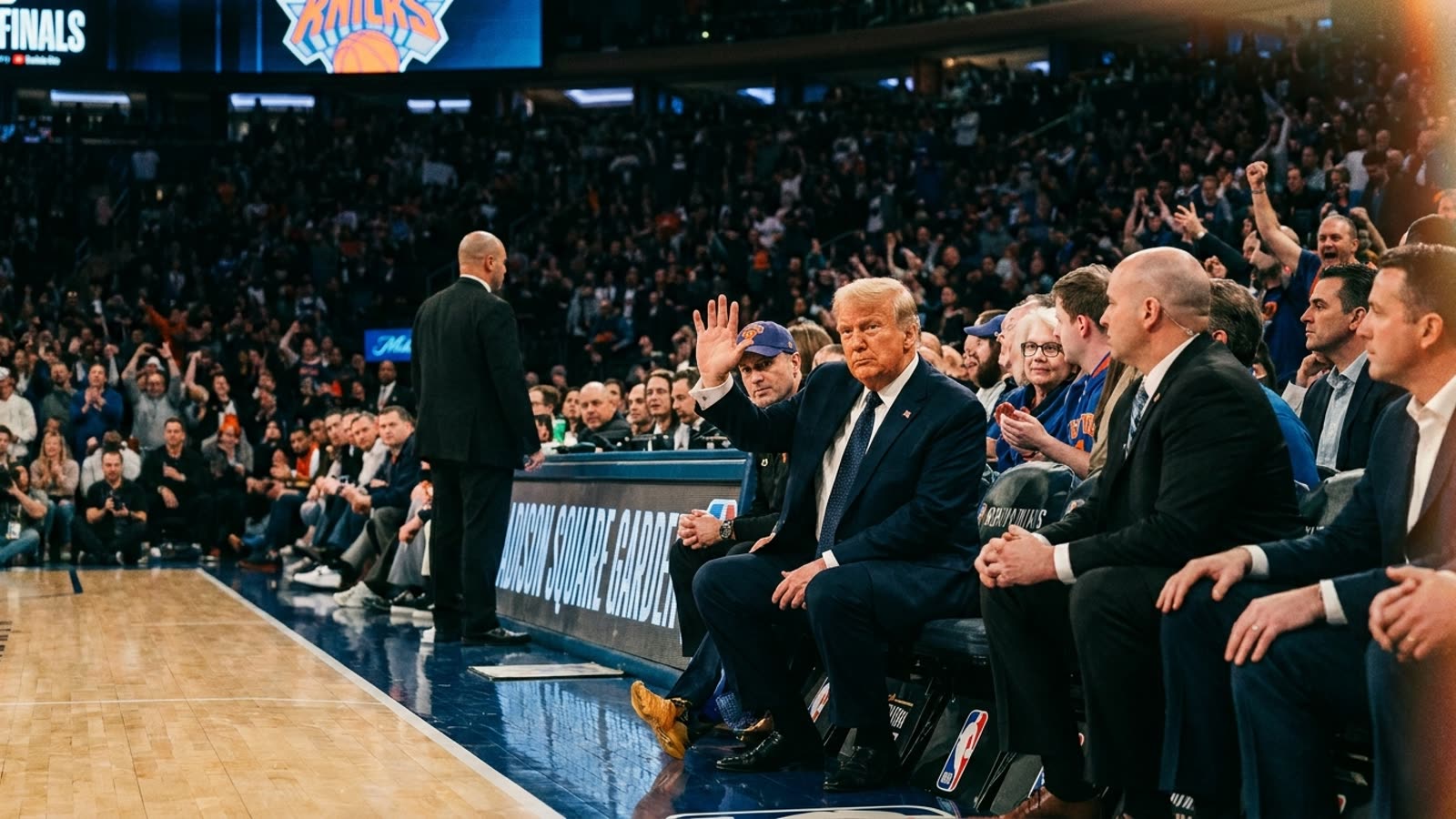 The President Is Going to the Garden. The NBA Finals just became a political event.