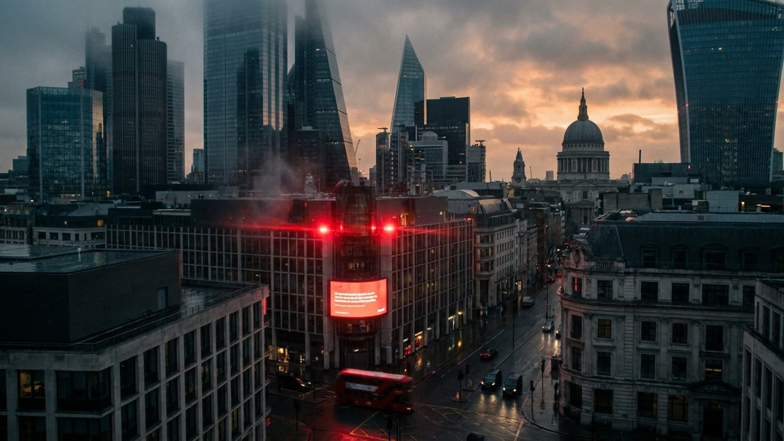 British companies are flashing warning lights at the fastest pace in two years. The Middle East is partly to blame.