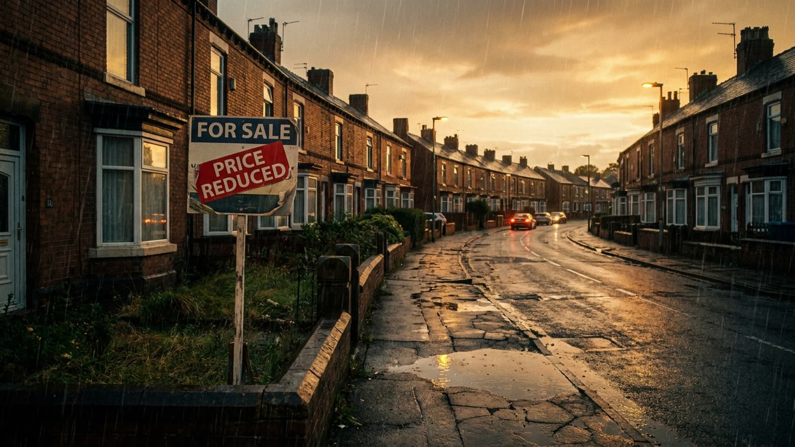 British Home Sellers Are Slashing Prices at a Pace Not Seen Since the Financial Crisis. The correction everyone expected is finally here.