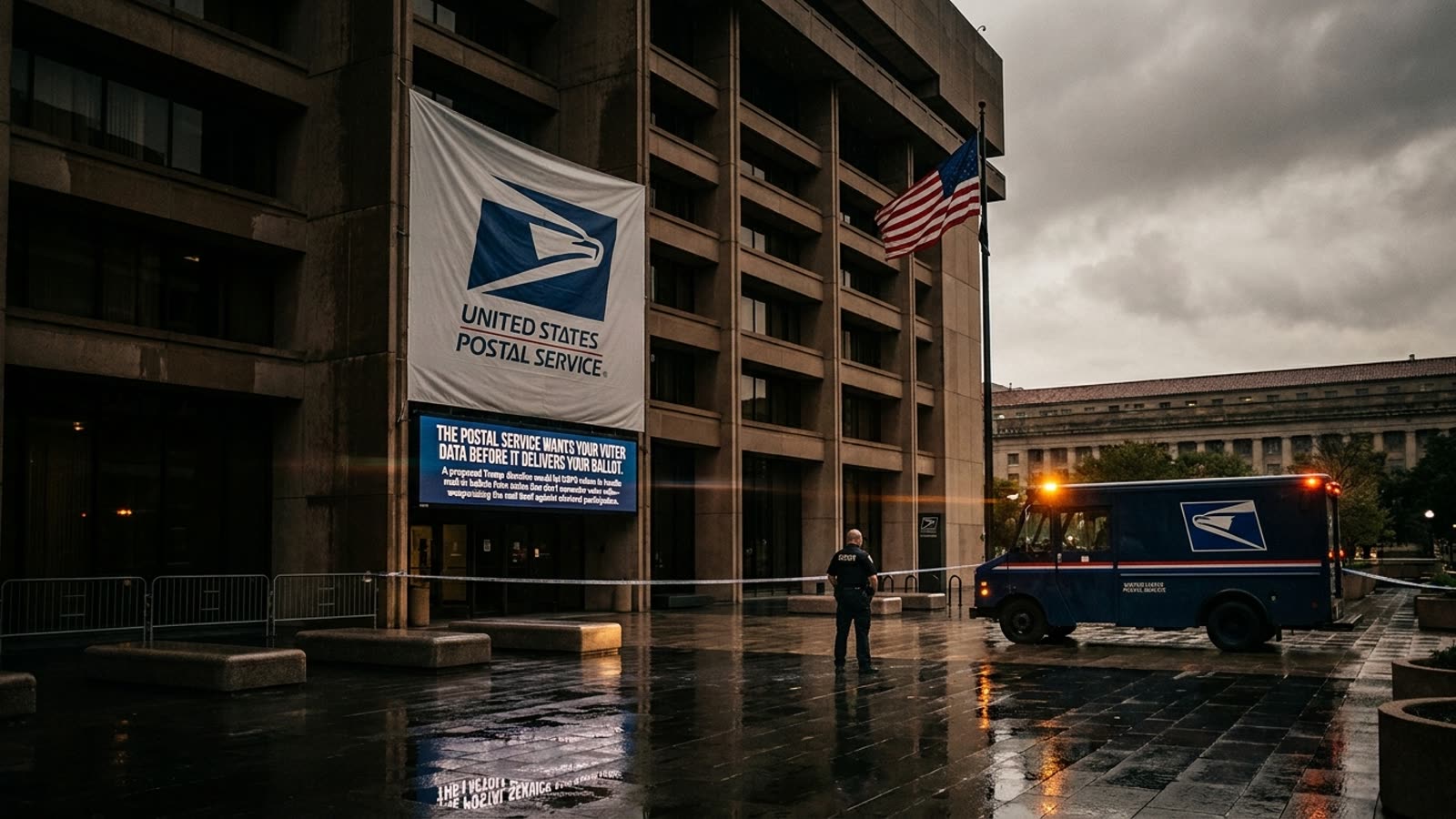The Postal Service wants your voter data before it delivers your ballot. This is how democracies quietly unravel.