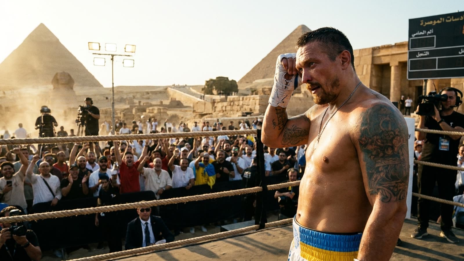 Usyk beats a kickboxer at the Pyramids. Boxing's credibility takes the real knockout.