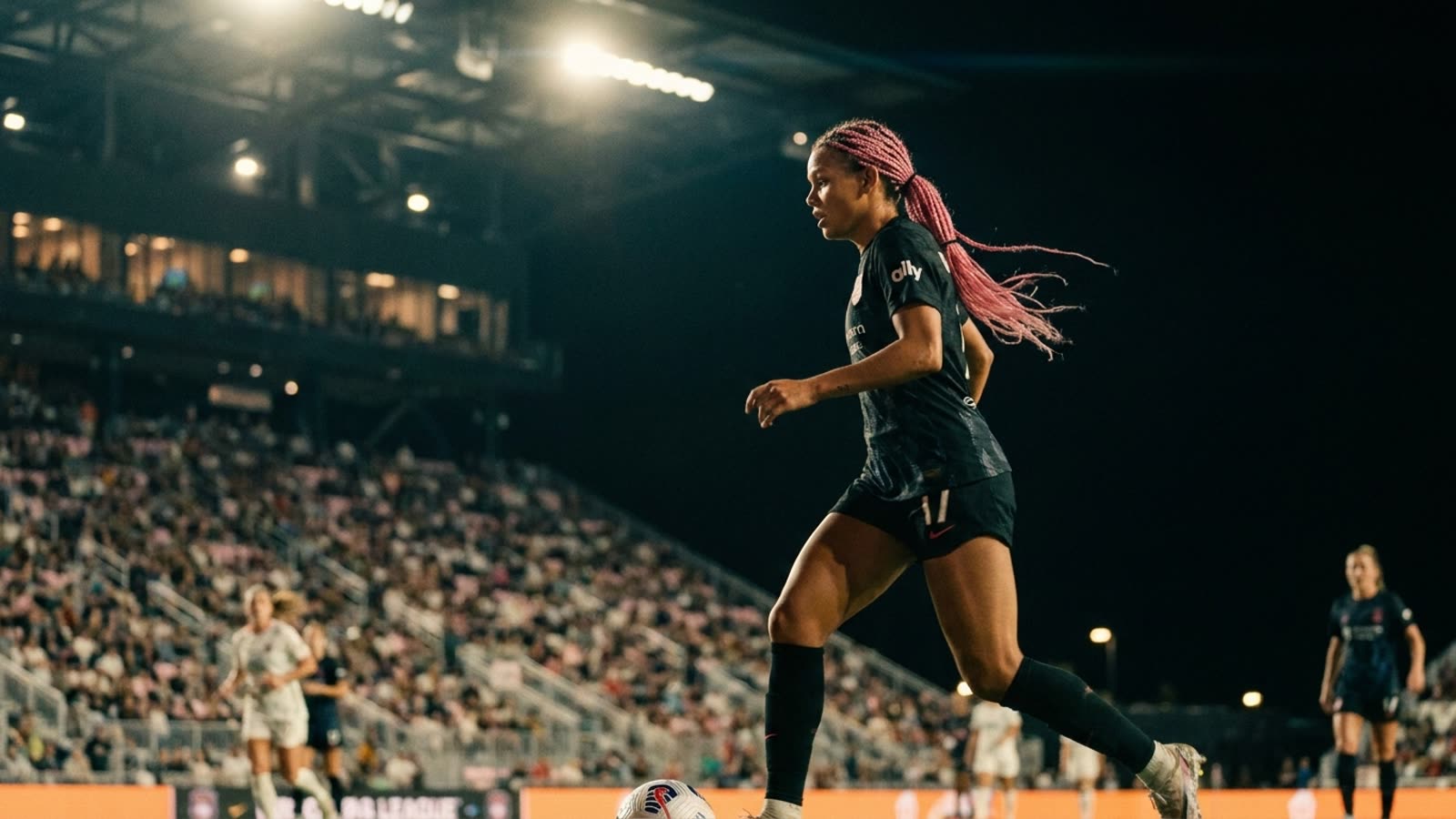 Trinity Rodman traded the World Cup pitch for the Victoria's Secret runway. It was the most interesting thing that happened all night.