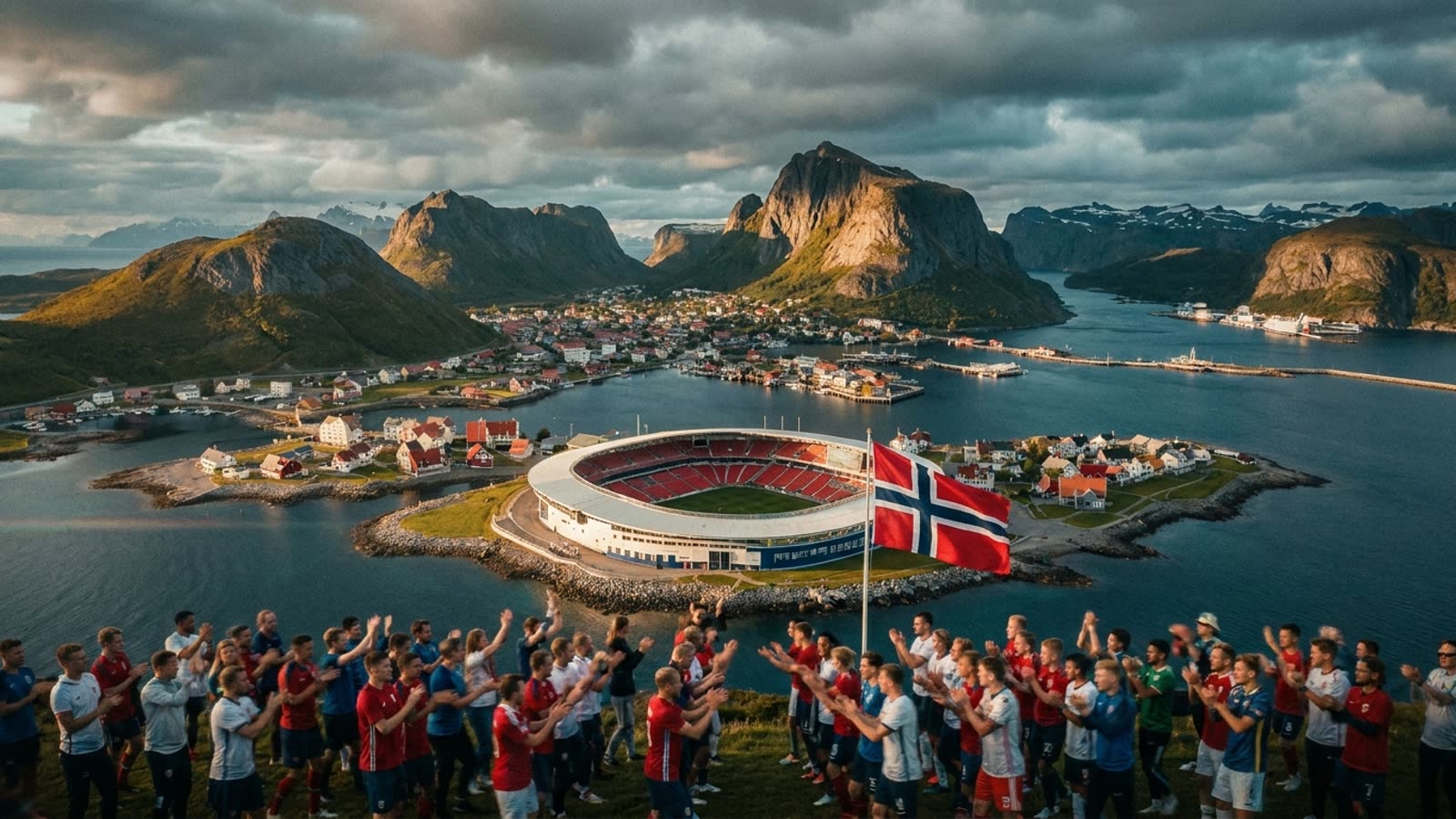 Norway's Viking Row has conquered the World Cup. The synchronized celebration is this tournament's defining image.