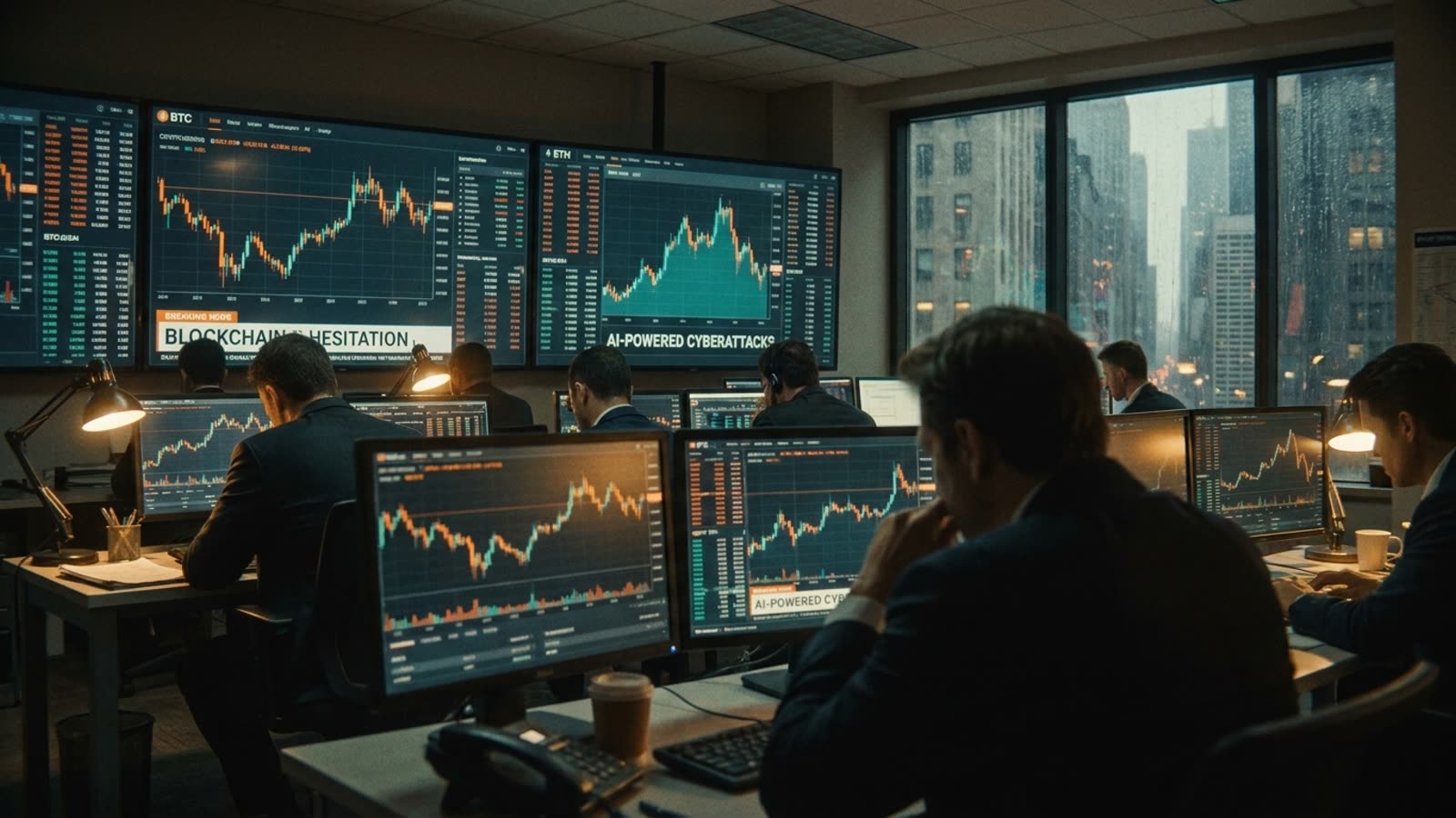 Wall Street's trillion-dollar blockchain hesitation has nothing to do with regulation. It's the hackers.