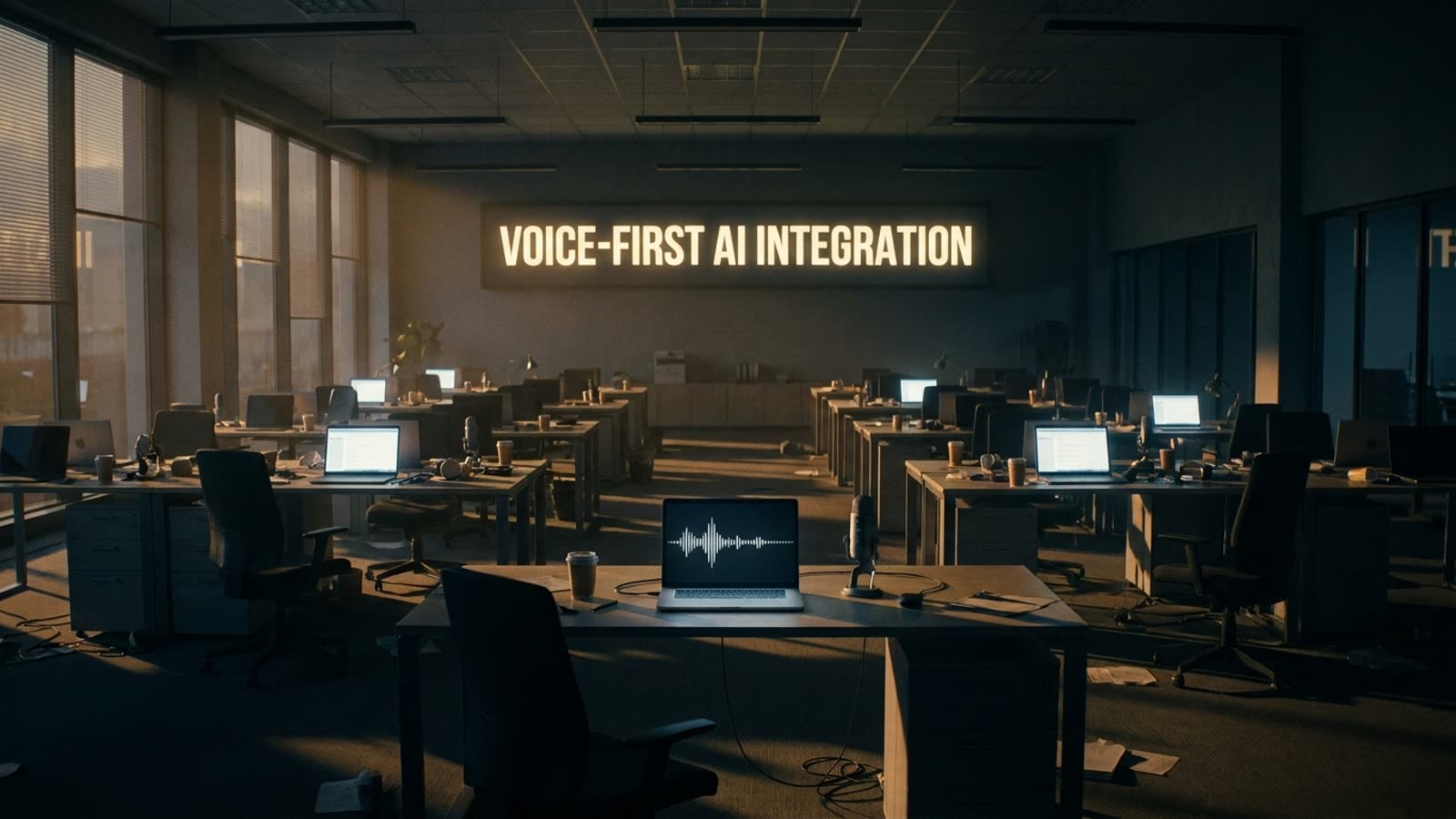 The office is about to get weird. Voice-first AI means your cubicle neighbor will be muttering to their laptop all day.