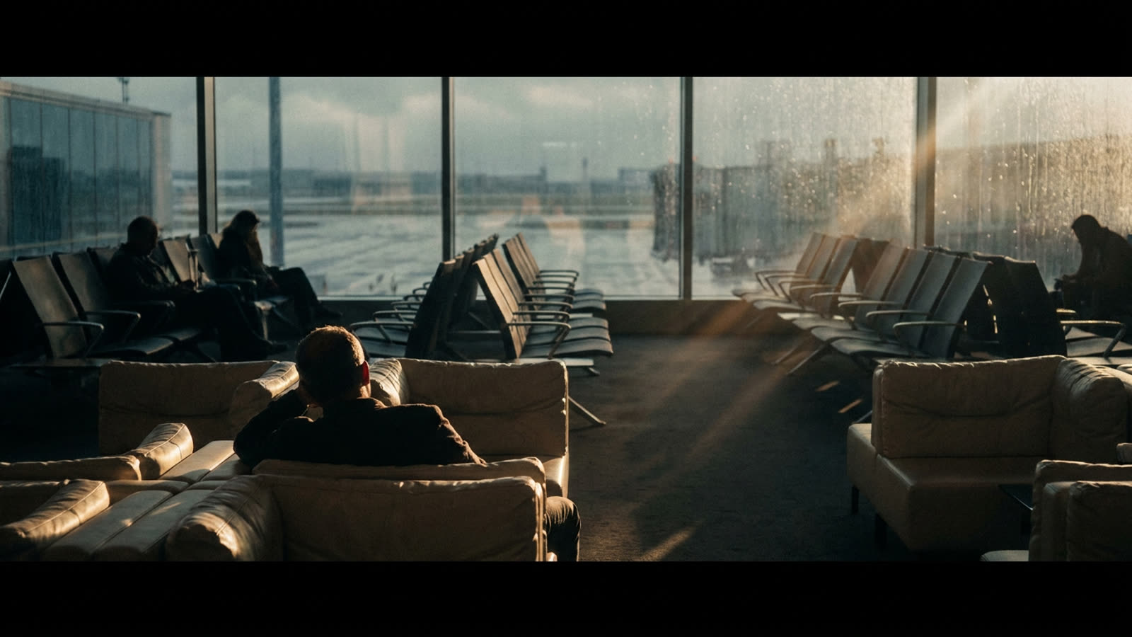 The airport lounge isn't about the champagne. It's about buying back your dignity.