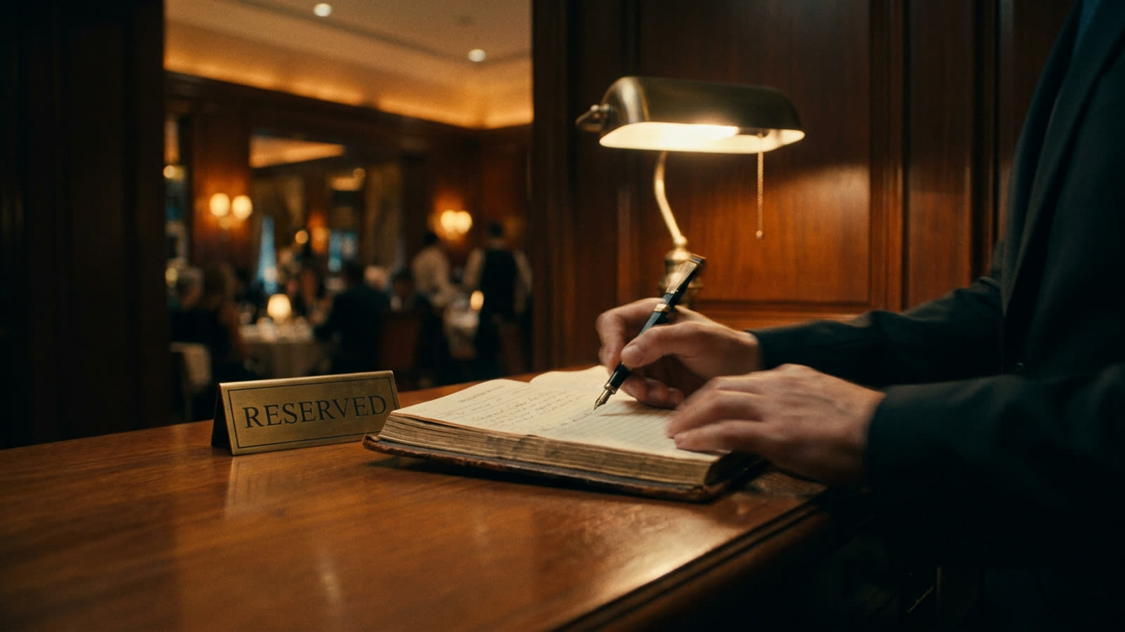 The best restaurants in the world still use paper reservation books. There's a reason for that.