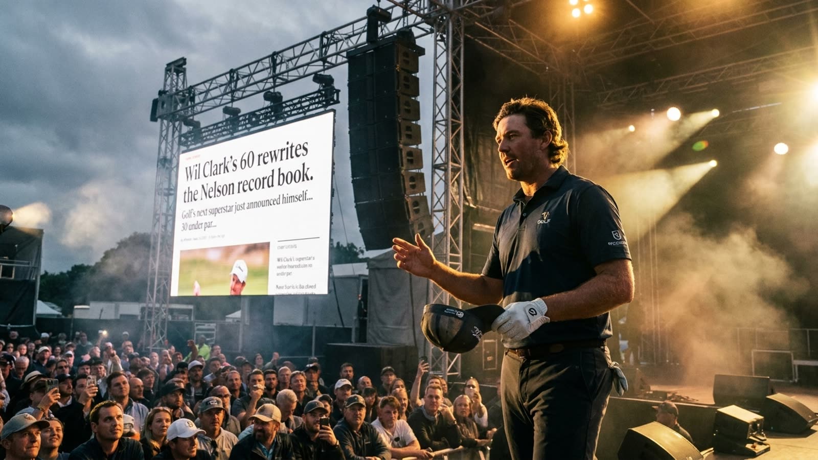 Wil Clark's 60 rewrites the Nelson record book. Golf's next superstar just announced himself.