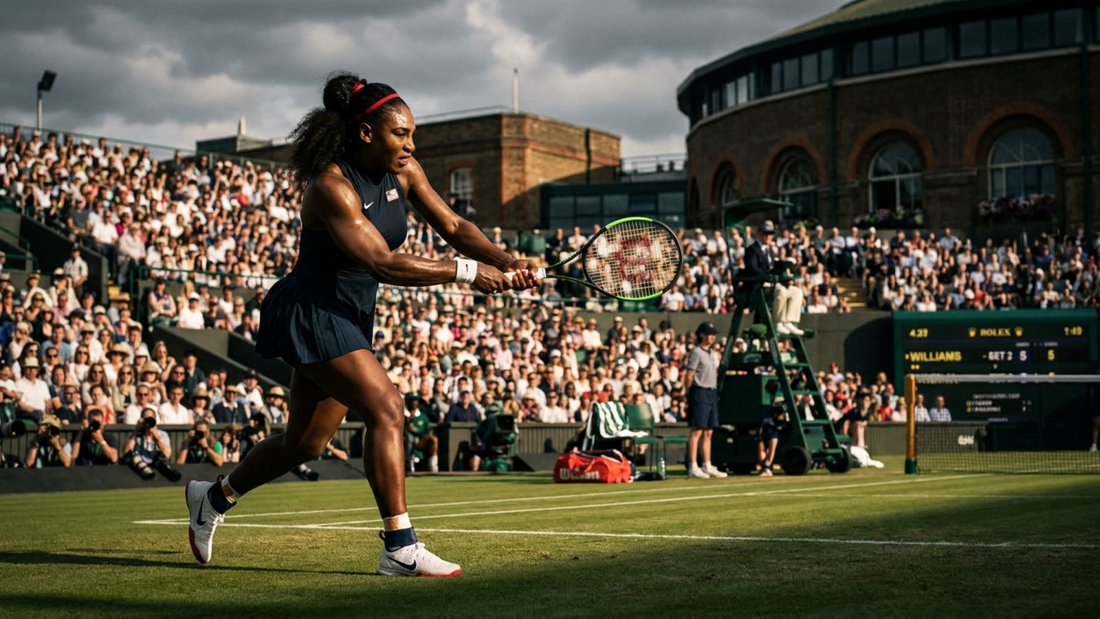 Serena Williams drew more British eyeballs than the World Cup. Tennis has its moment back.