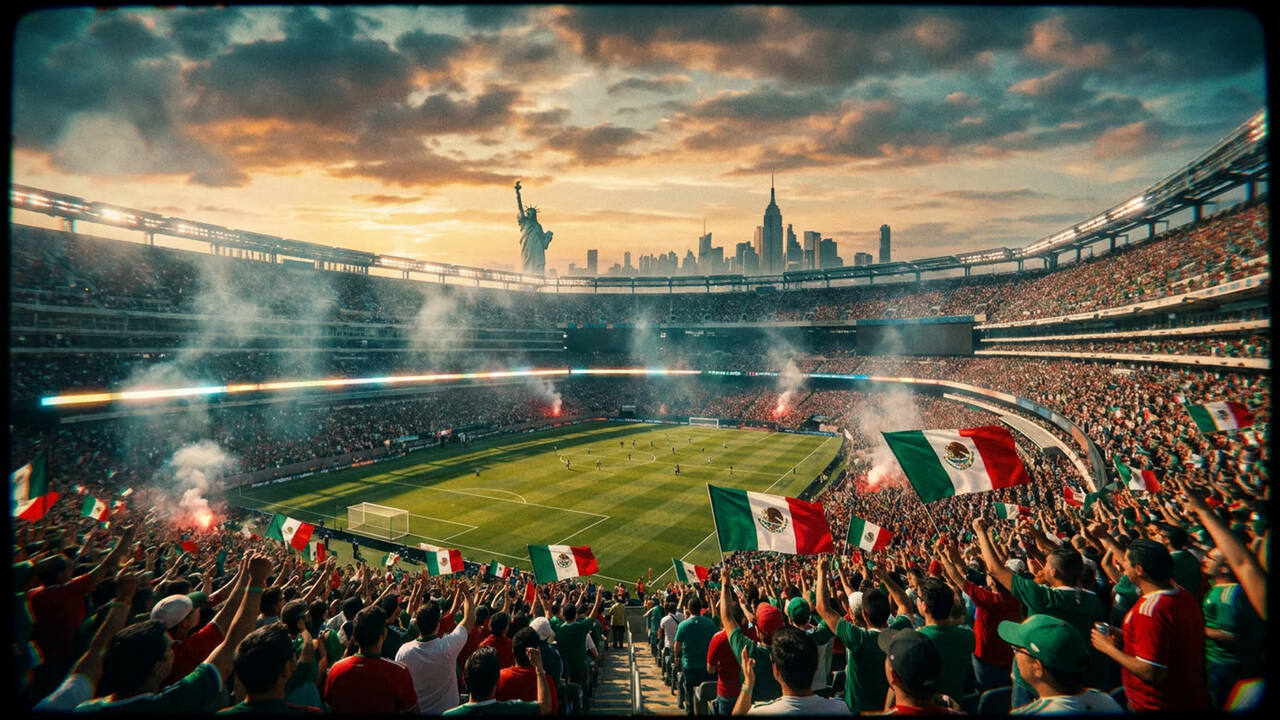 The World Cup's great American paradox. Every visiting team has a home crowd.