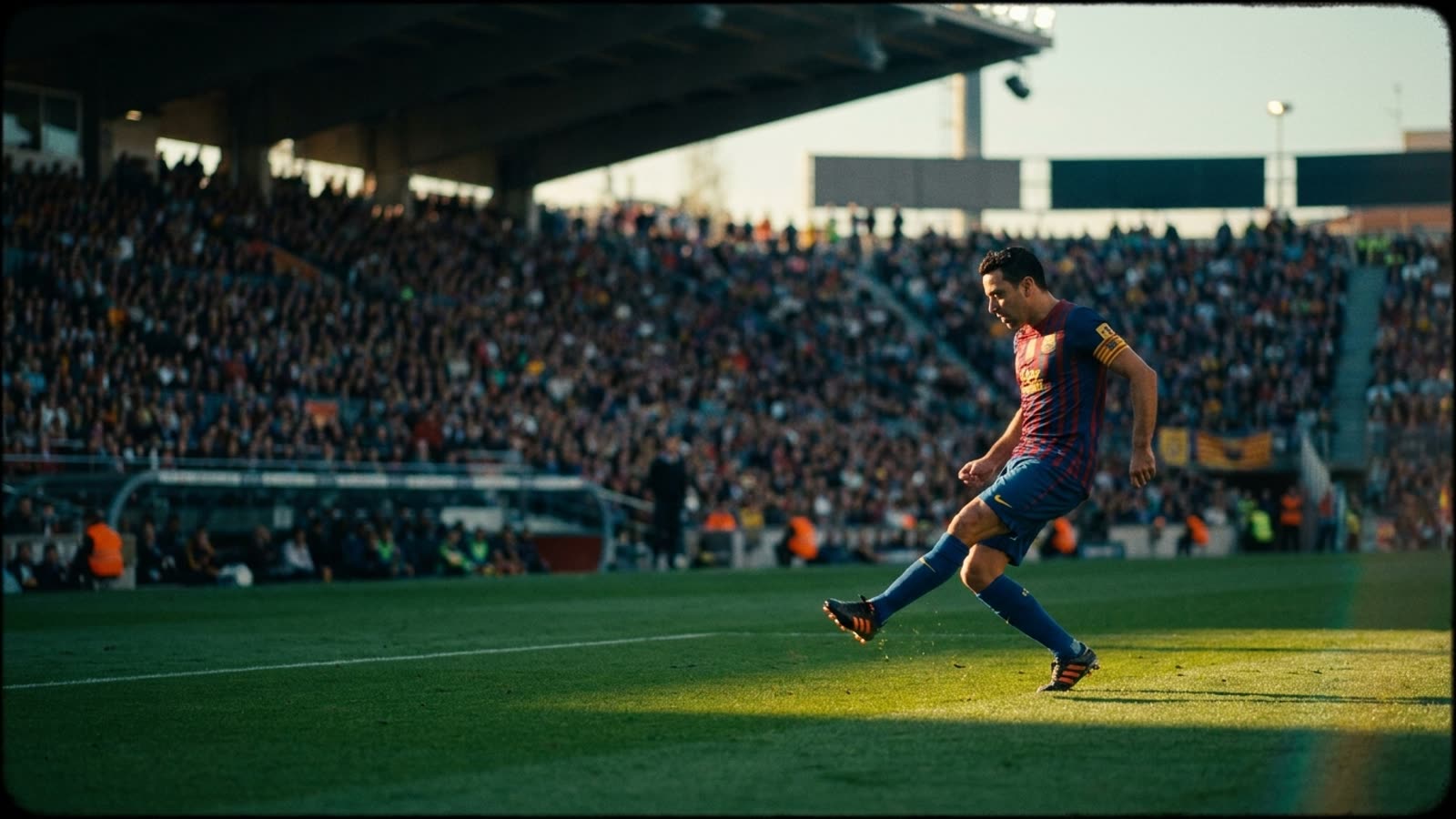 Xavi Hernández never ran past anyone. He made everyone else run past themselves.