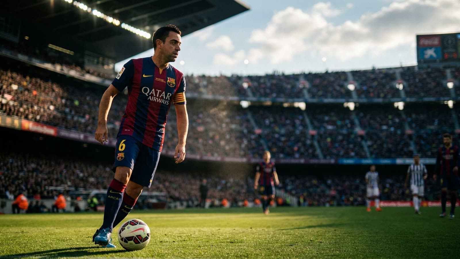 Xavi Hernández never ran fast. He simply made the ball run faster.