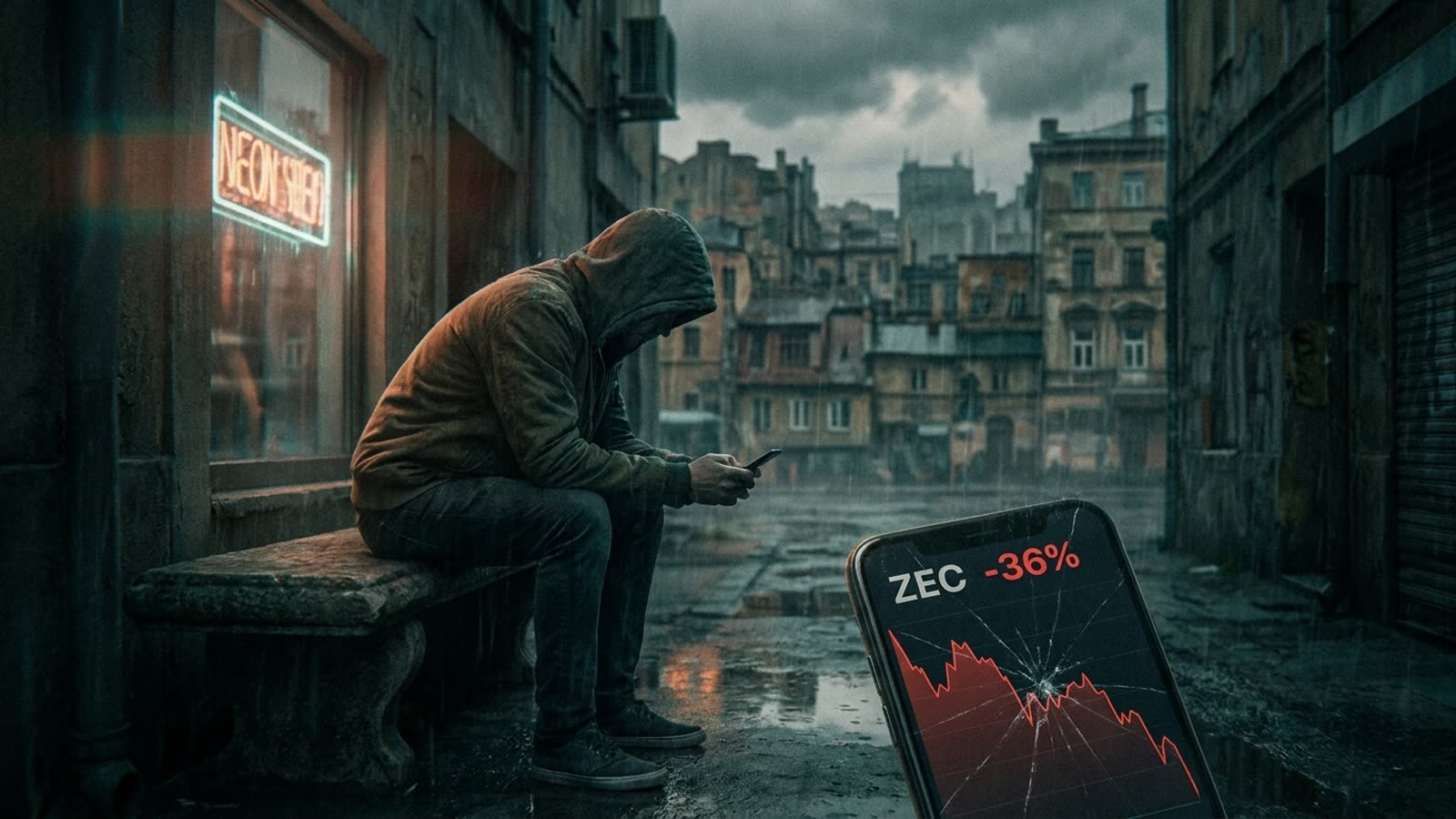 Zcash surrenders 36% in a single day. The halving euphoria lasted exactly one week.