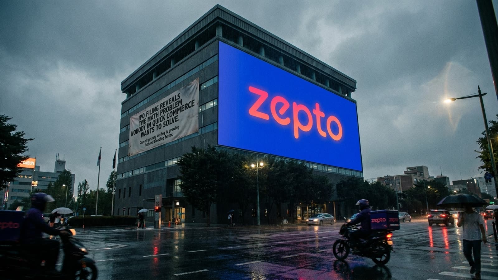 Zepto's IPO filing reveals the math problem nobody in quick commerce wants to solve. India's grocery darling is growing fast and bleeding faster.