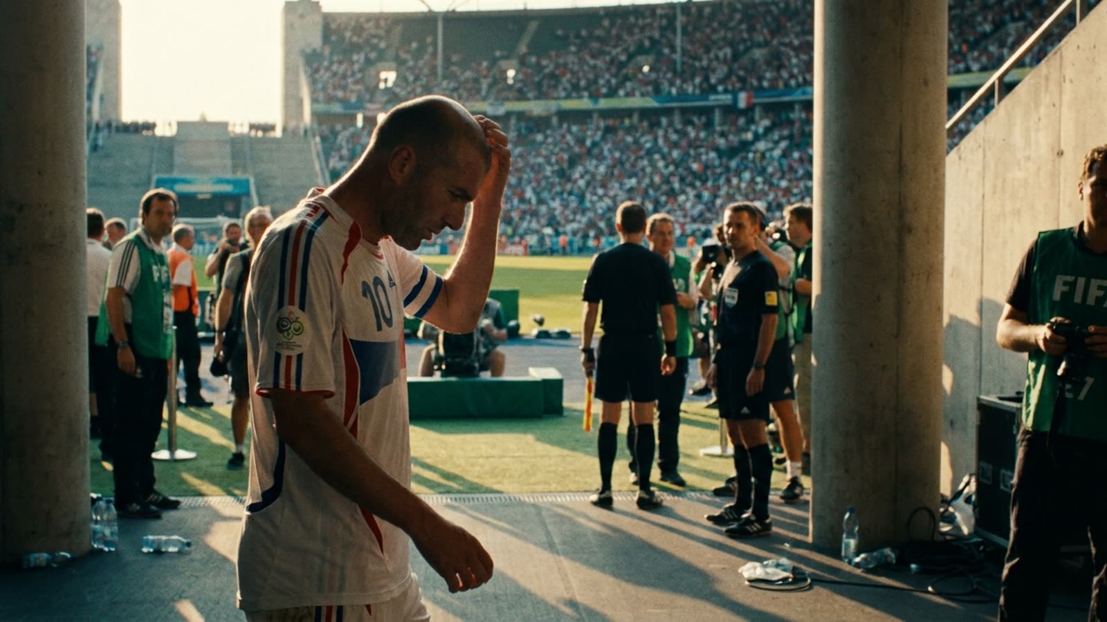 The headbutt that ended a career and began a legend. Zinedine Zidane's final act rewrote what we expect from sporting farewells.